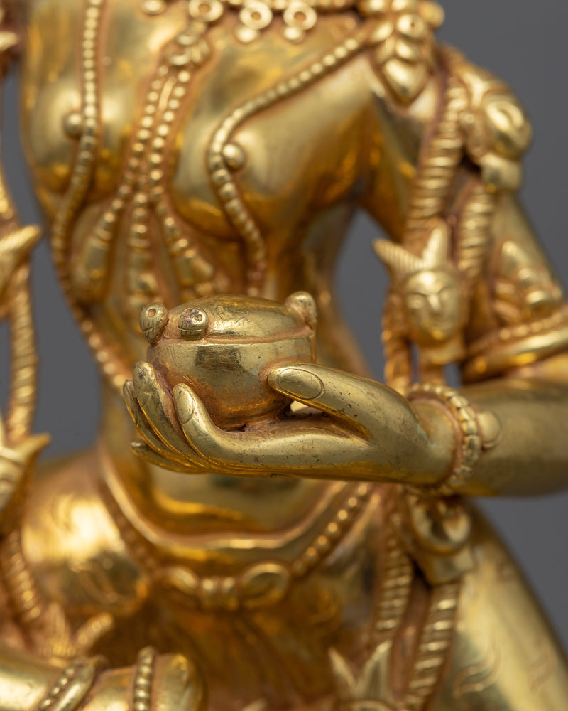 Traditional Wrathful Vajravarahi Figurine | Dorje Phagmo Goddess of Power