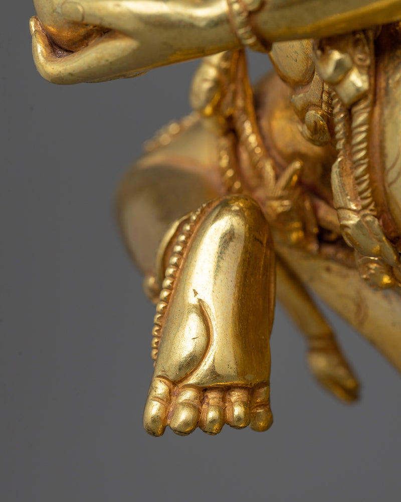 Traditional Wrathful Vajravarahi Figurine | Dorje Phagmo Goddess of Power