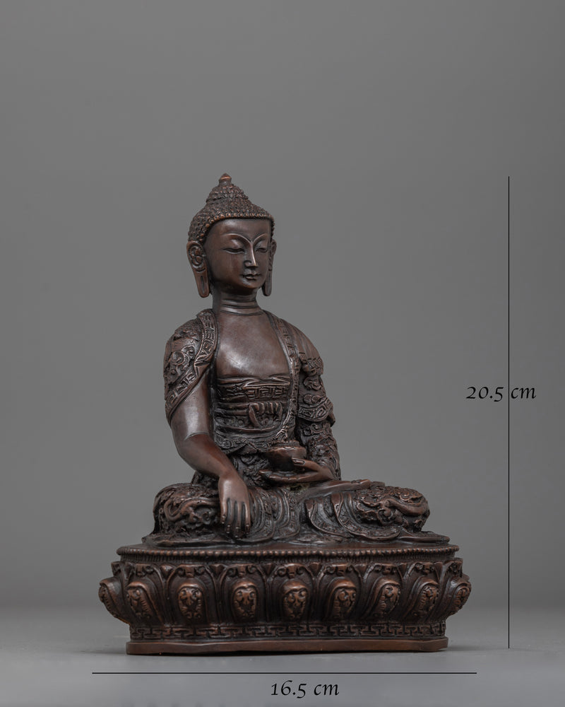 Shakyamuni Oxidized Buddha Statue