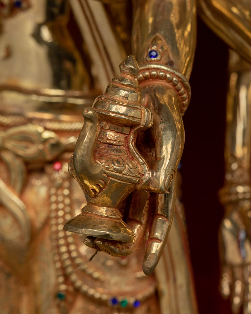 1000 Armed Chenresig Golden Statue | Bodhisattva Deity of Compassion Avalokiteshvara