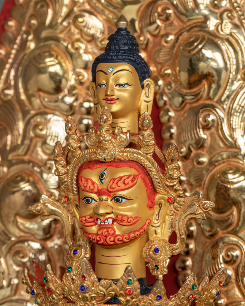 1000 Armed Chenresig Golden Statue | Bodhisattva Deity of Compassion Avalokiteshvara