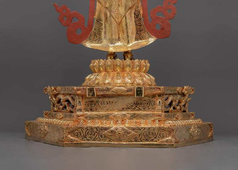 1000 Armed Chenresig Golden Statue | Bodhisattva Deity of Compassion Avalokiteshvara