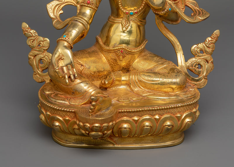 Syamatara Boddhisattva Idol for Buddhist Shrine | Symbol of Compassion and Swift Aid