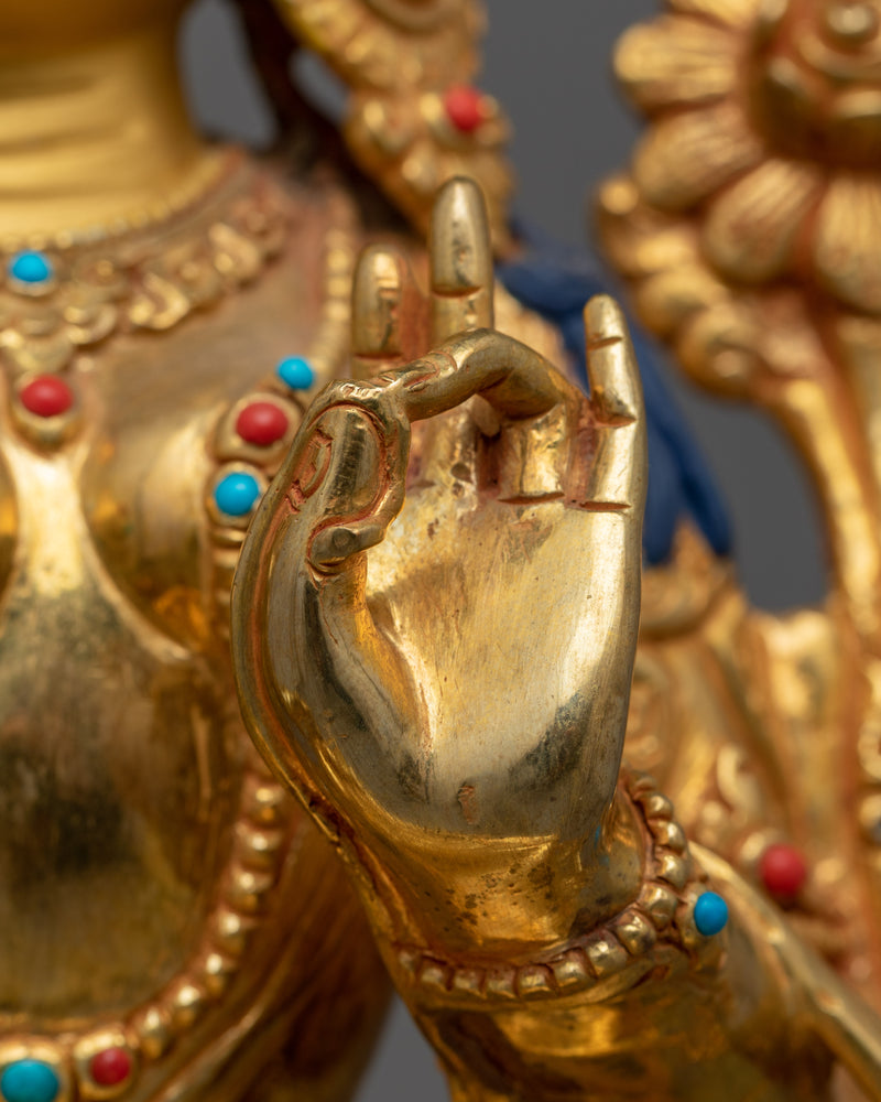 Syamatara Boddhisattva Idol for Buddhist Shrine | Symbol of Compassion and Swift Aid