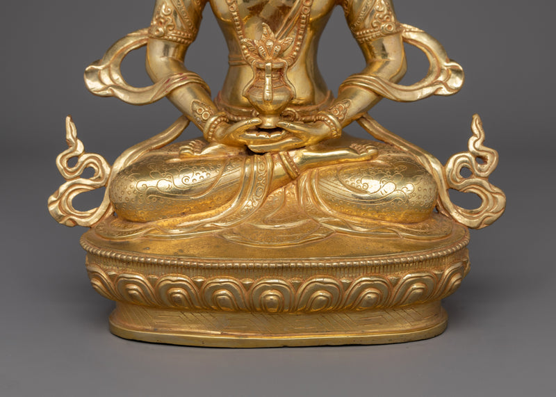 Amitayus Buddha of Long Life Sculpture | Sacred Buddhist Sculpture for Spiritual Well-being