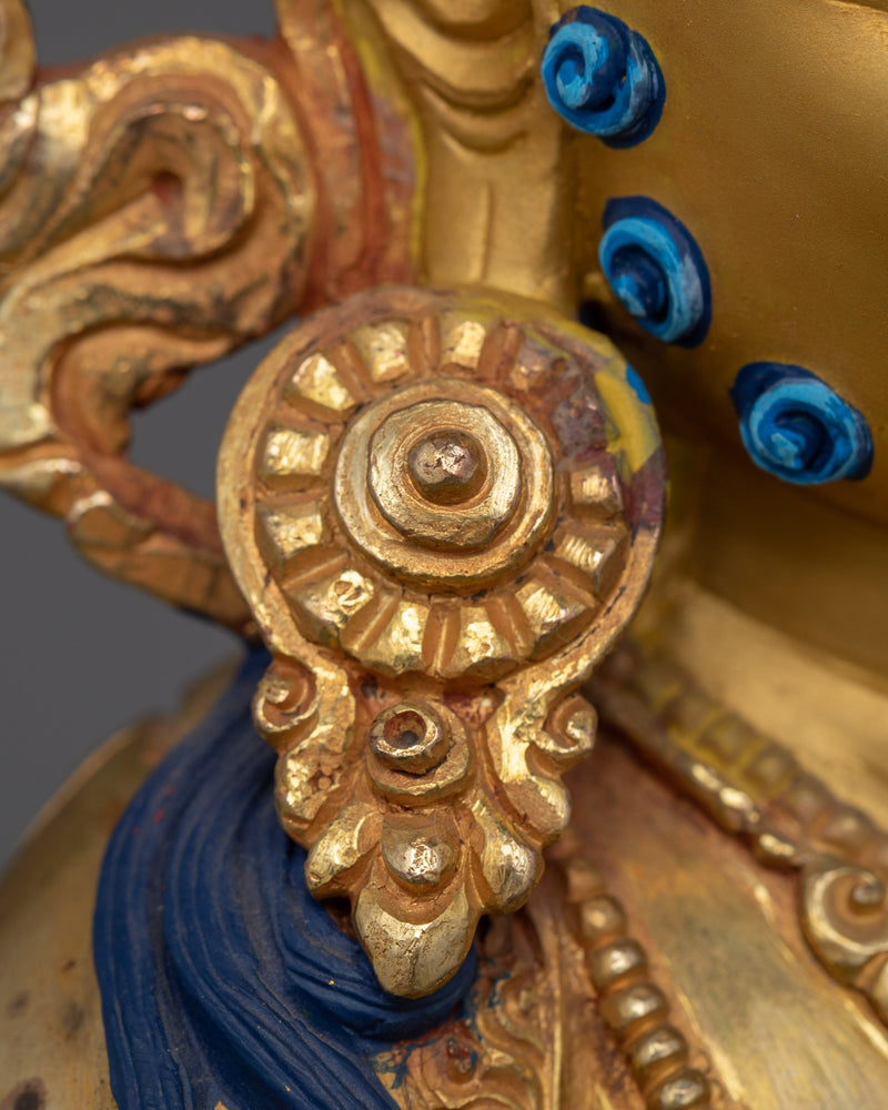 Himalayan Art of Dzambhala A Member of The Jewel Family | Buddhist Sculpture of Wealth Deity