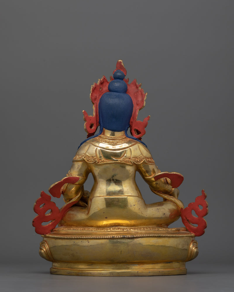 Himalayan Art of Dzambhala A Member of The Jewel Family | Buddhist Sculpture of Wealth Deity