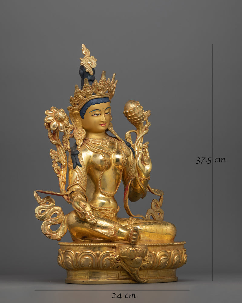 green-tara-tibetan-goddess-figurine