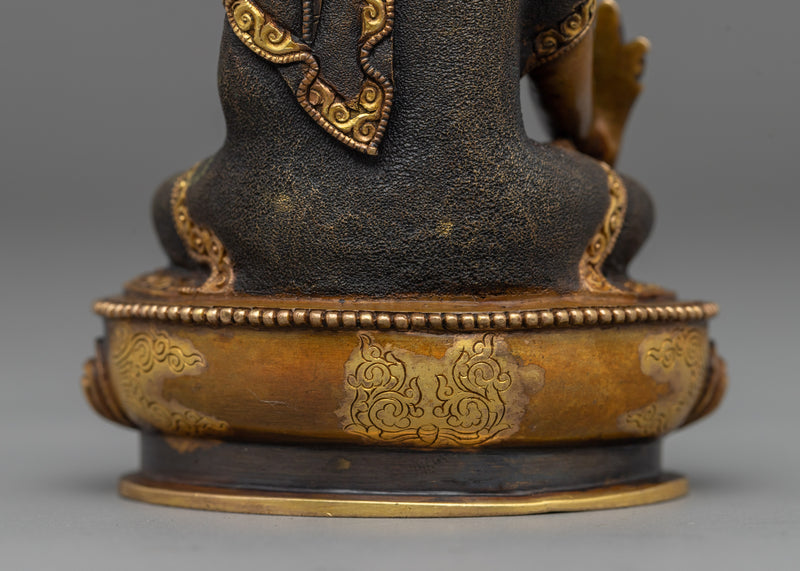 Buddhist Sculpture of Healing Medicine Buddha | Tibetan Buddhist Sculpture of Bhaiṣajyaguru