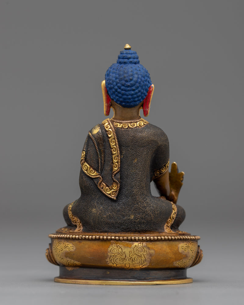 Buddhist Sculpture of Healing Medicine Buddha | Tibetan Buddhist Sculpture of Bhaiṣajyaguru