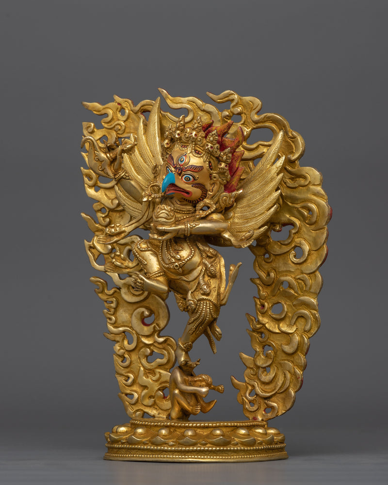 Buddhist Guardian, Garuda Shrine Statue | Symbol of Freedom, Strength, and Speed