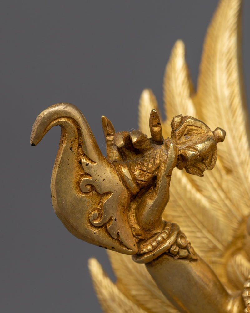 Buddhist Guardian, Garuda Shrine Statue | Symbol of Freedom, Strength, and Speed