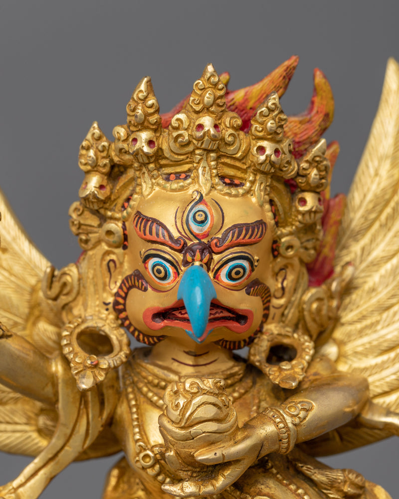 Buddhist Guardian, Garuda Shrine Statue | Symbol of Freedom, Strength, and Speed