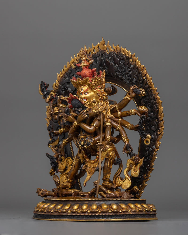 The Supramundane Siddhi of Awakening Chakrasambhara Statue | Symbolizing Emptiness