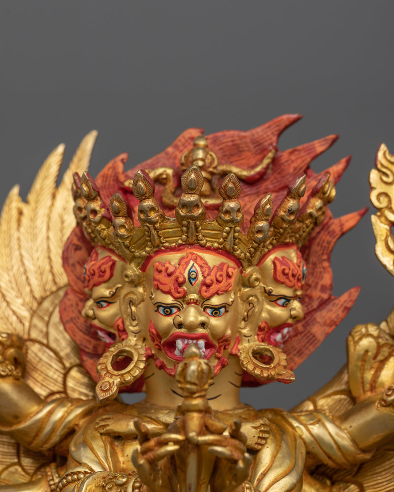 Purification Deity Vajrakilaya Statue Dagger of Compassion | Symbolizing the Unity of Wisdom