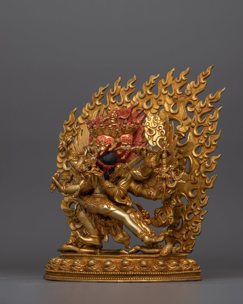 Purification Deity Vajrakilaya Statue Dagger of Compassion | Symbolizing the Unity of Wisdom