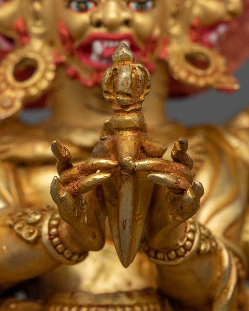 Purification Deity Vajrakilaya Statue Dagger of Compassion | Symbolizing the Unity of Wisdom