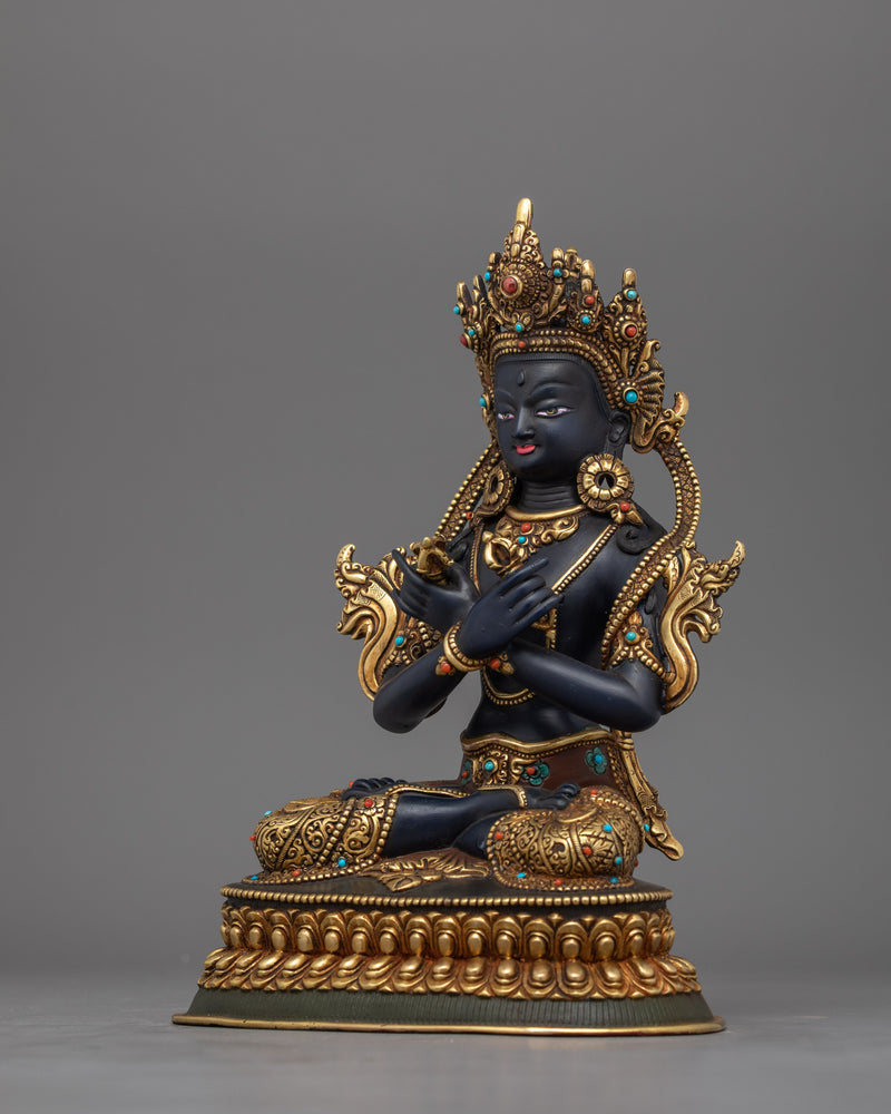 Buddhist Symbol of Vajradhara Tantra Buddha Figurine | Primordial Essence of Buddha’s Wisdom