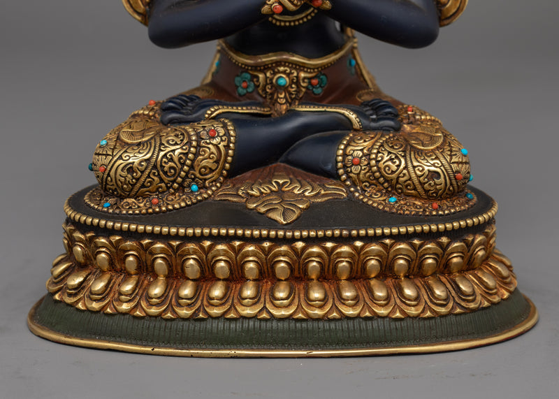 Buddhist Symbol of Vajradhara Tantra Buddha Figurine | Primordial Essence of Buddha’s Wisdom