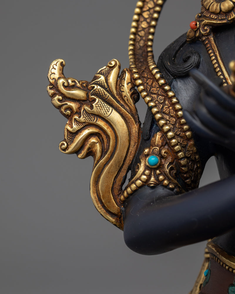 Buddhist Symbol of Vajradhara Tantra Buddha Figurine | Primordial Essence of Buddha’s Wisdom