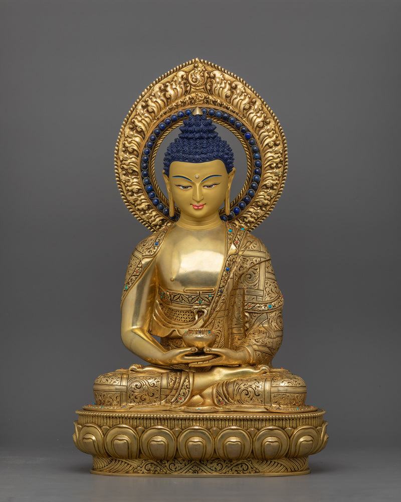 Historical Three Buddha Statues Set | Shakyamuni, Amitabha, and Medicine Buddha