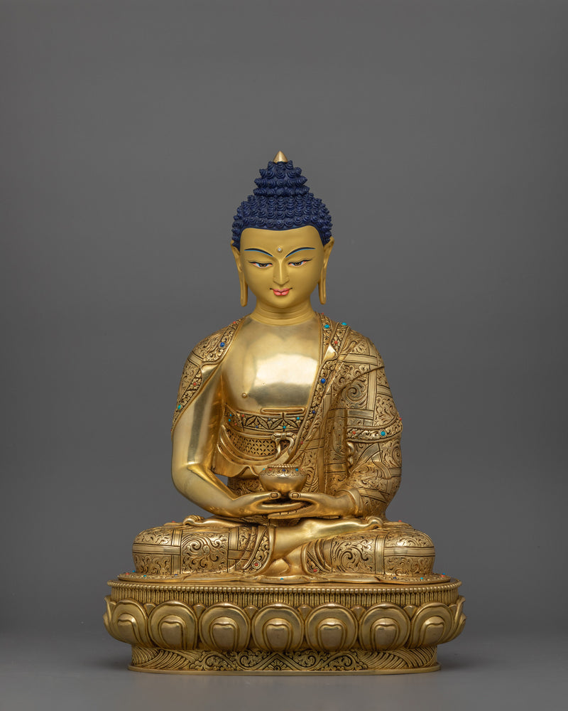 Historical Three Buddha Statues Set | Shakyamuni, Amitabha, and Medicine Buddha