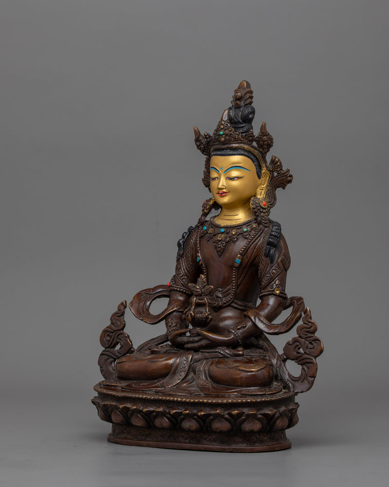 Amitayus Buddha Deity of Boundless Life Sculpture | Symbol of Long Life