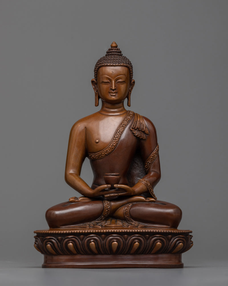 happy amitabha buddha statue 