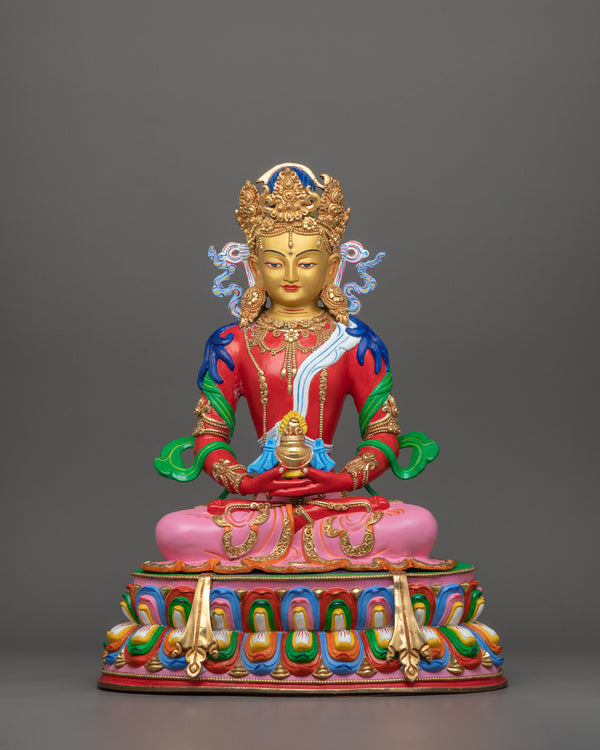 Tibetan Handcrafted Amitayus Statue