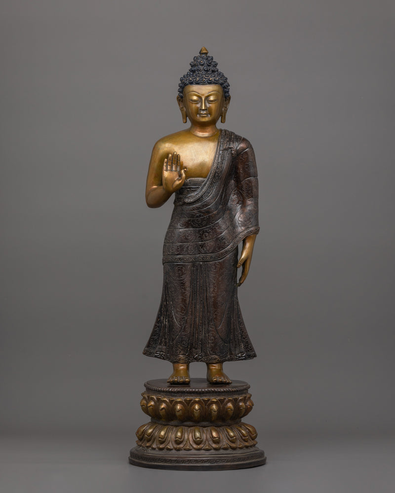 Statue of Amogasiddhi Buddha Sculpture