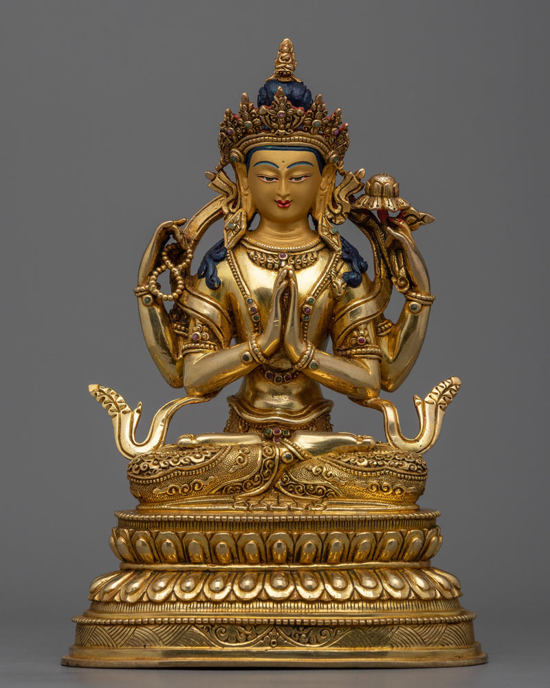 tibetan avalokiteshvara statue 