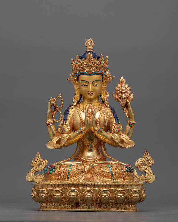 peaceful-figurine-of-chenresig