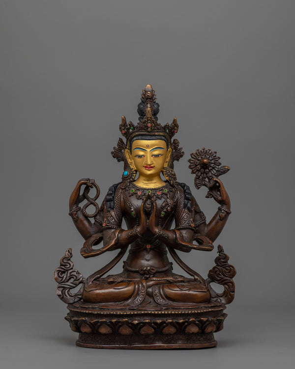 Himalayan Sacred Deity Chenresig