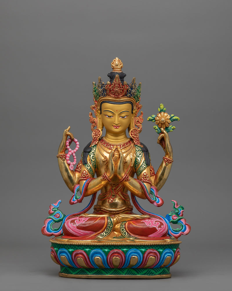 statue-of-bodhisattva-deity-chenrezig