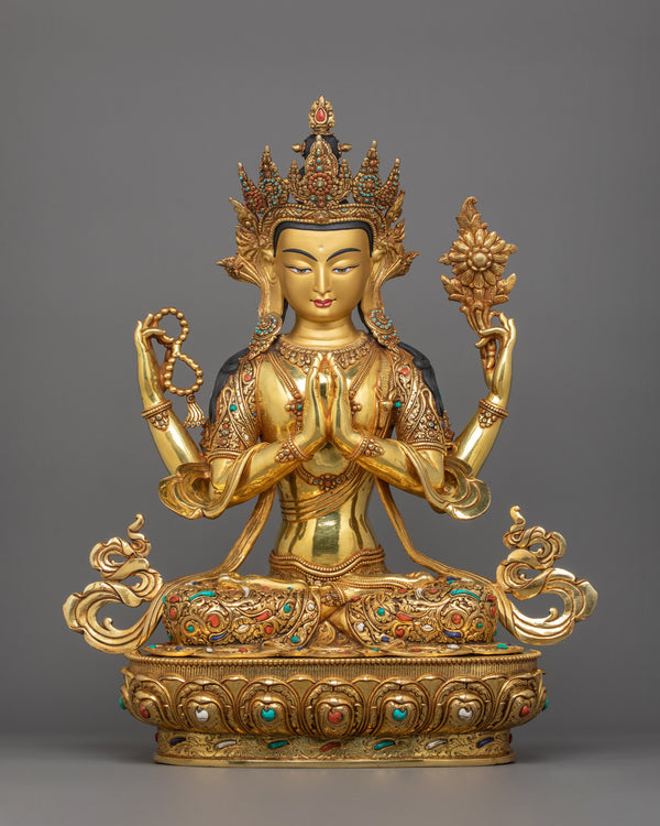 Bodhisattva Avalokiteshvara "Chenresig" Sculpture