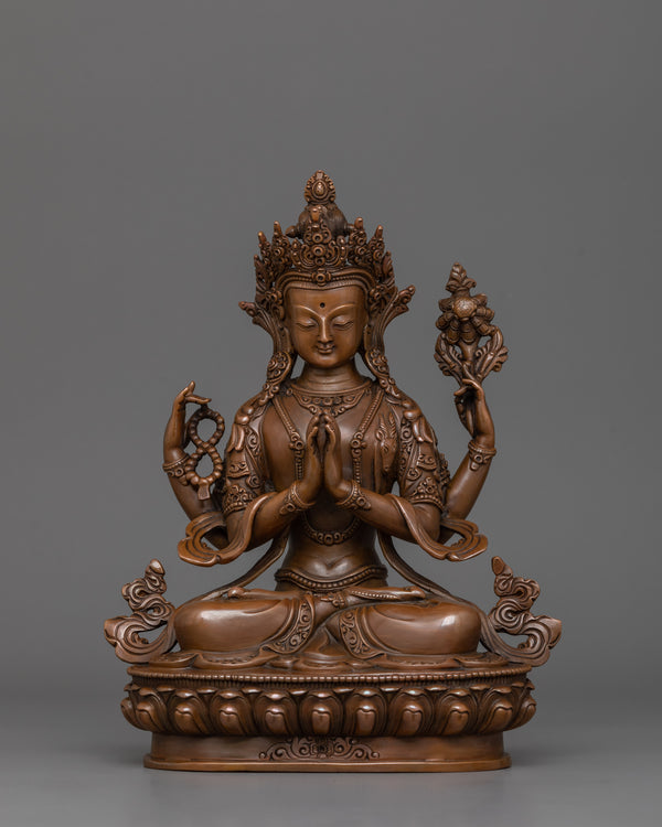 Chenrezig 9.8 Inch Statue