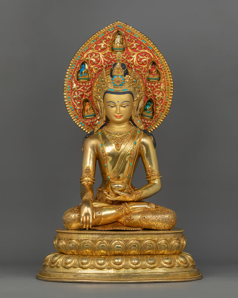 enlightened-buddha-with-crown