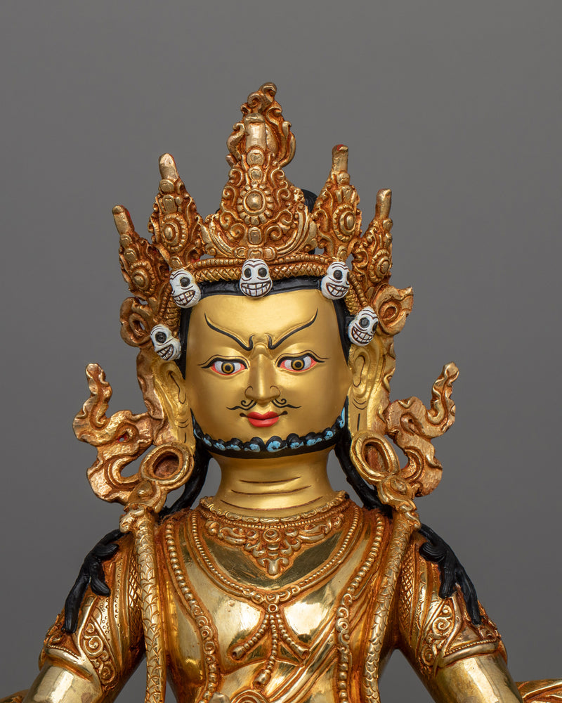 Handcrafted Religious Deity Dzambhala | Protector of Wealth and Harmony