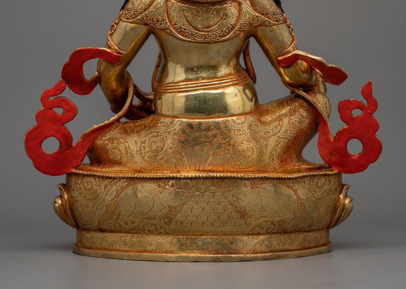 Handcrafted Religious Deity Dzambhala | Protector of Wealth and Harmony