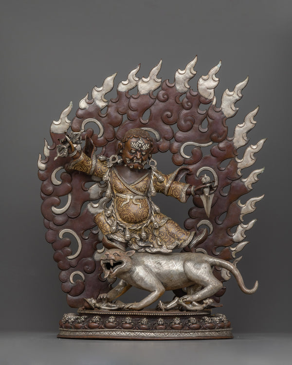 Wrathful Dorje Drollo Sculpture