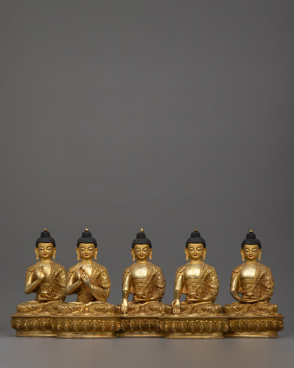 Sacred Five Dhyani Buddha