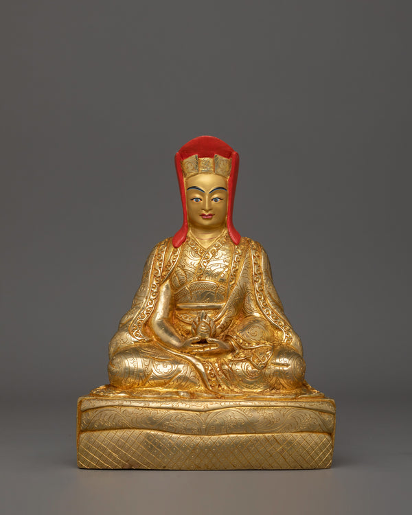 8.9 Inches Gampopa Statue