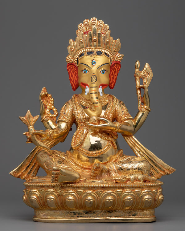 ganesha tibetan statue 