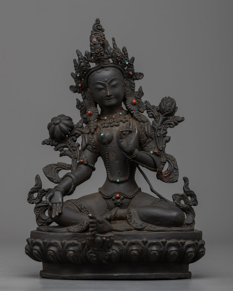 antique-looking-green-tara