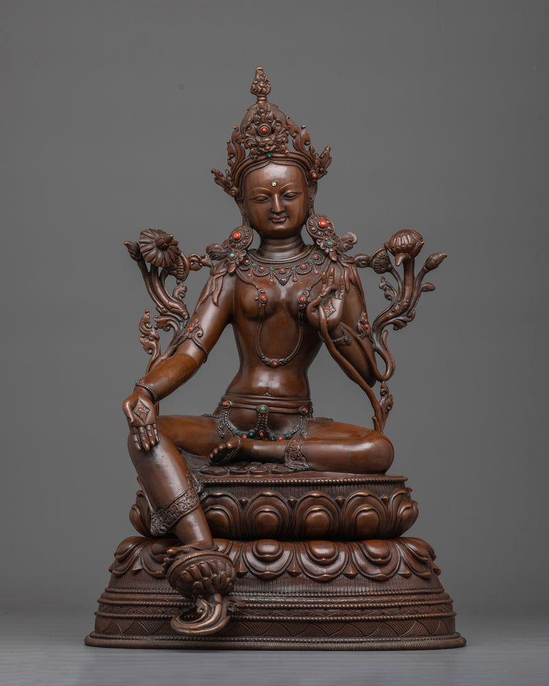 green-tara-oxidized-figure