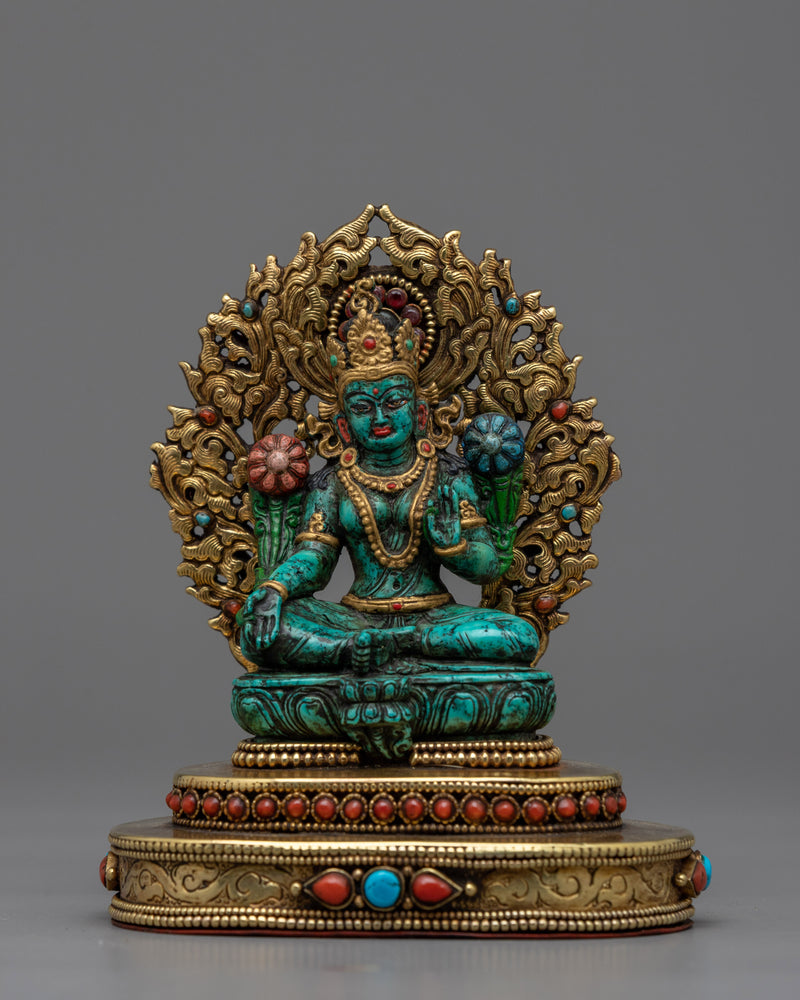 green-tara-stone-figure