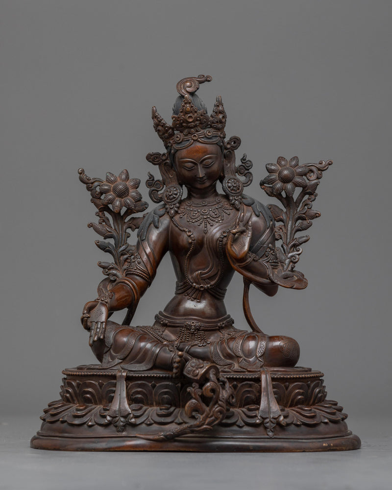 sculpture-of-mother-green-tara