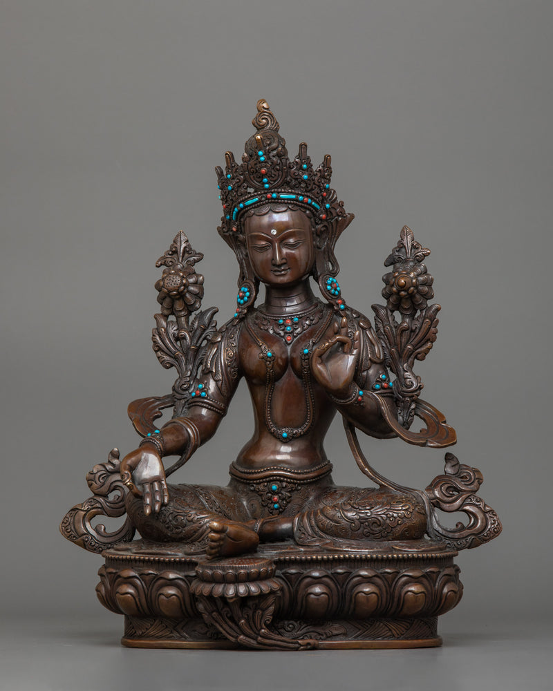 female-bodhisattva-syamatara-statue