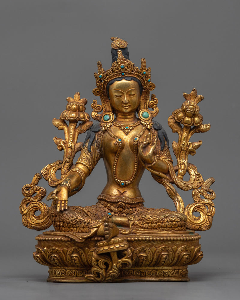 goddess-green-tara-sculpture