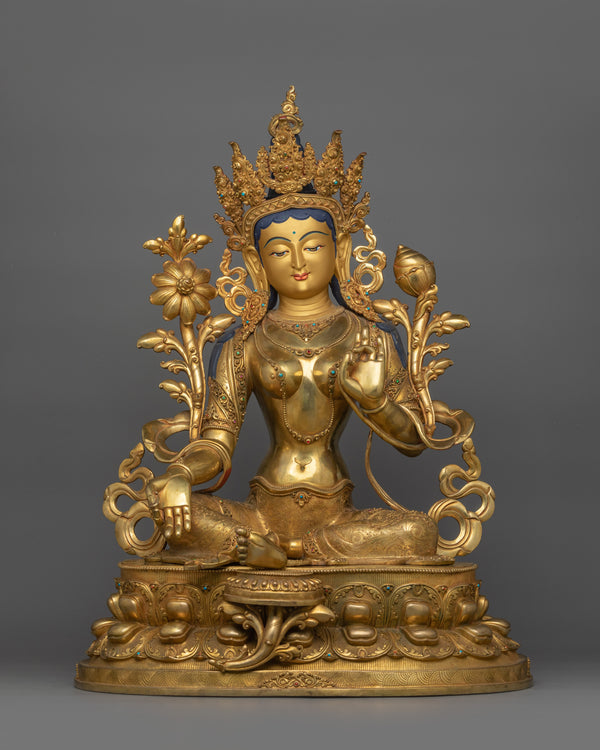 green-tara-holding-a-lotus